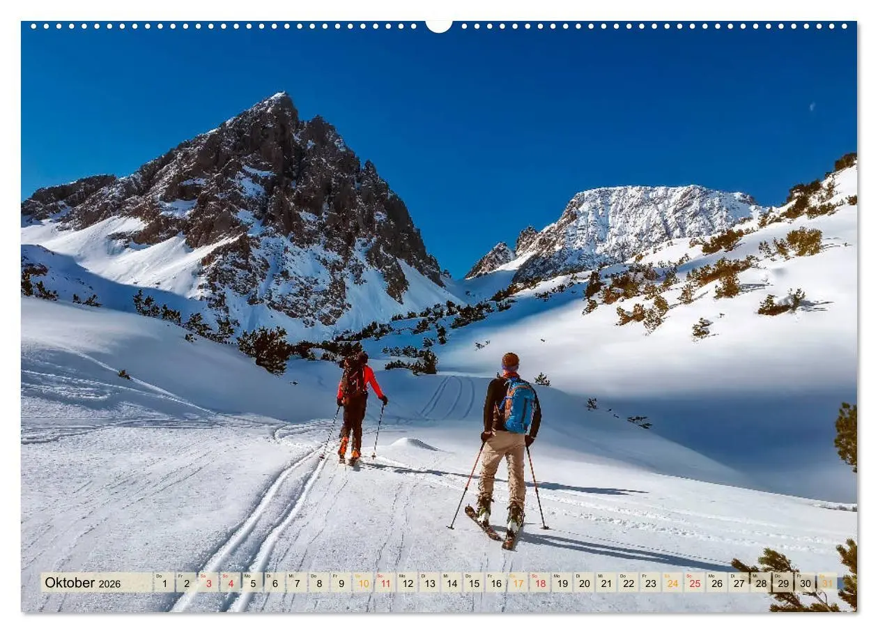 Bild: 9783457859391 | Skifahren - so schön (Wandkalender 2026 DIN A2 quer), CALVENDO...