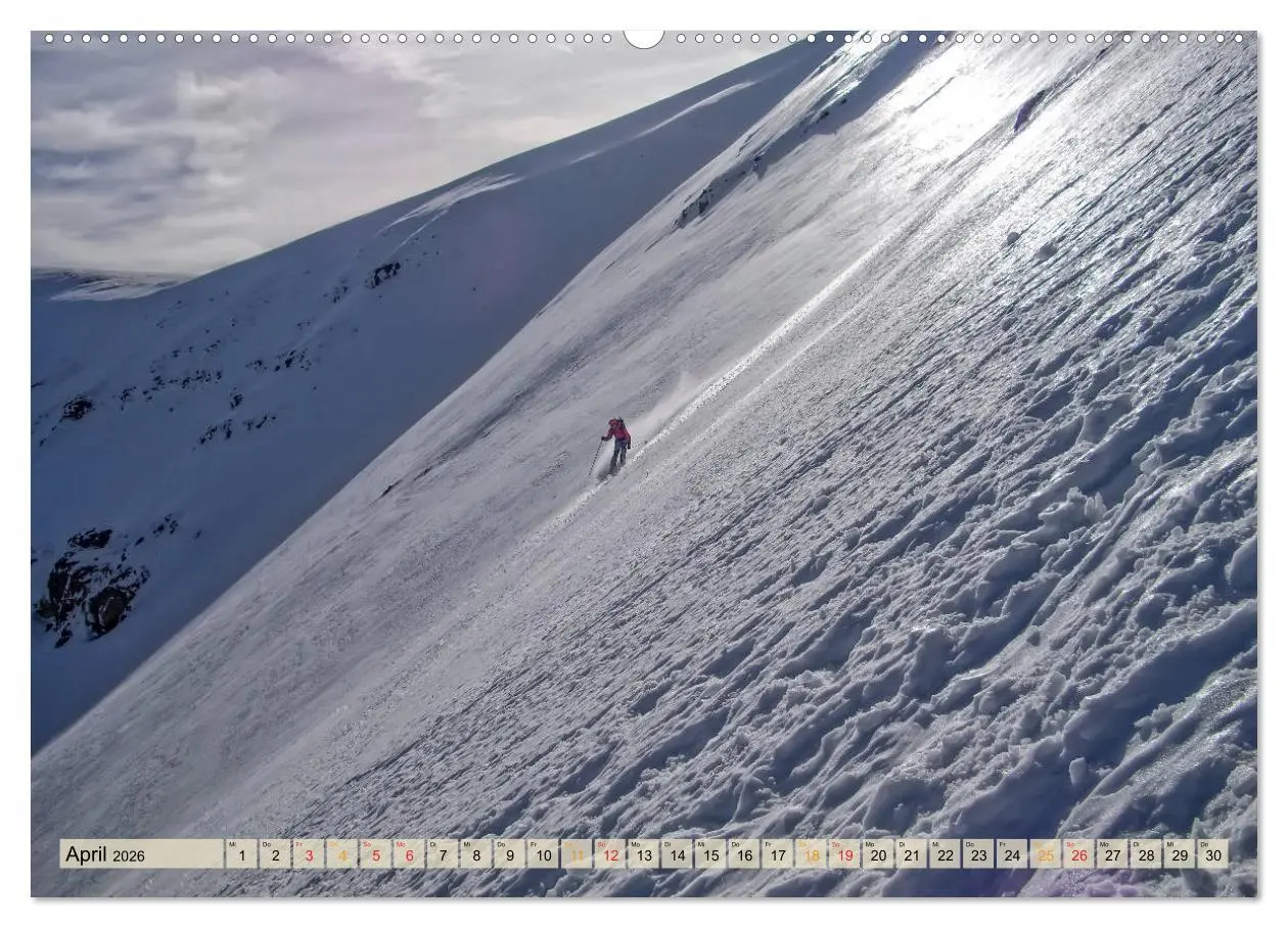 Bild: 9783457859391 | Skifahren - so schön (Wandkalender 2026 DIN A2 quer), CALVENDO...