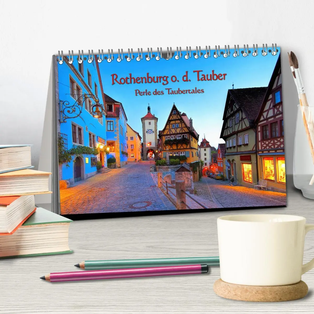 Bild: 9783457929391 | Rothenburg o. d. Tauber - Perle des Taubertales (Tischkalender 2026...