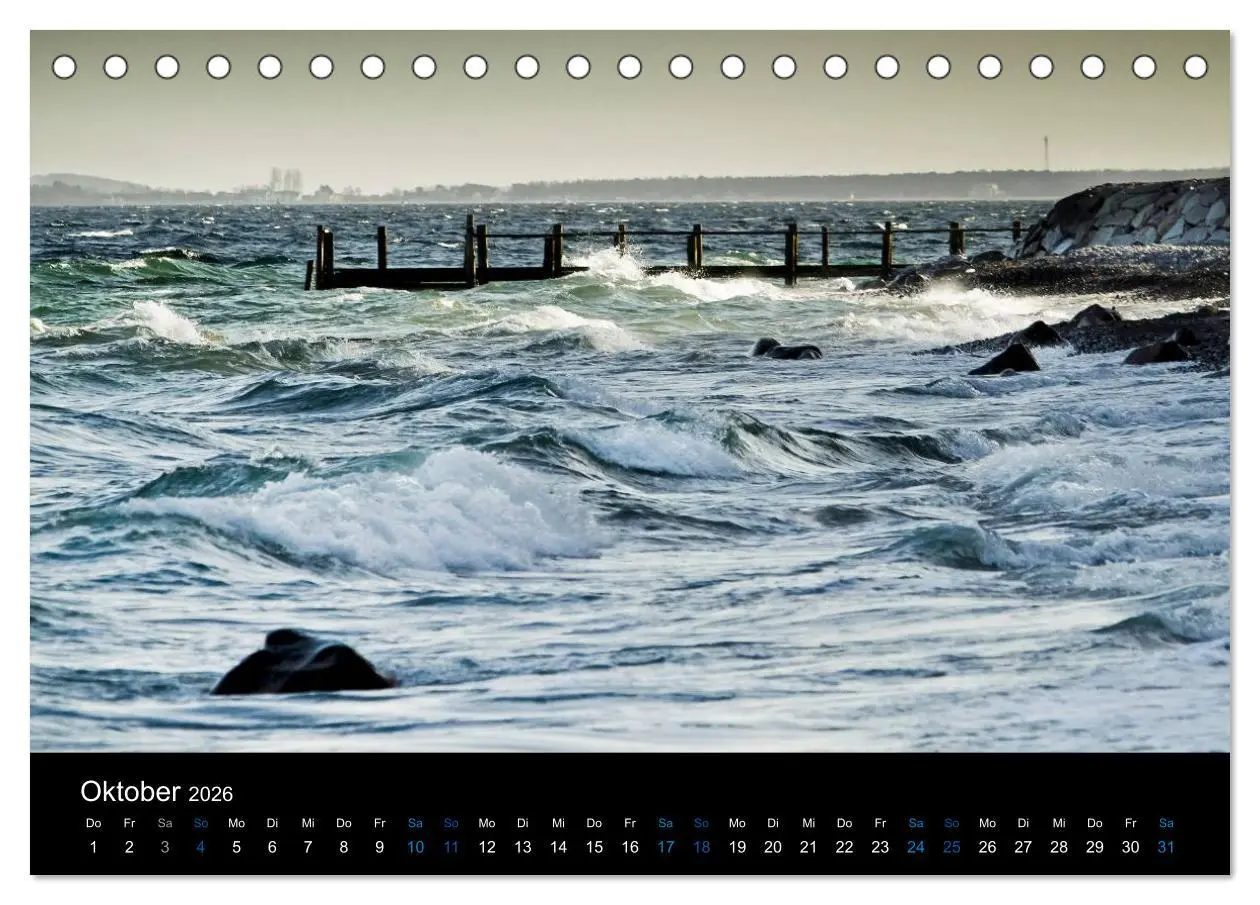 Bild: 9783516189391 | Ostsee (Tischkalender 2026 DIN A5 quer), CALVENDO Monatskalender