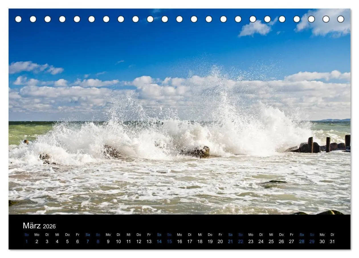 Bild: 9783516189391 | Ostsee (Tischkalender 2026 DIN A5 quer), CALVENDO Monatskalender