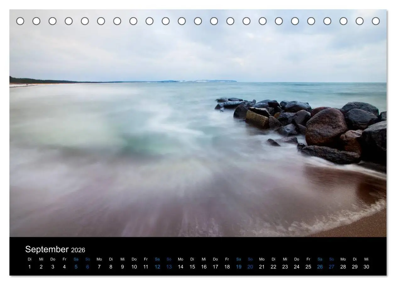 Bild: 9783516189391 | Ostsee (Tischkalender 2026 DIN A5 quer), CALVENDO Monatskalender