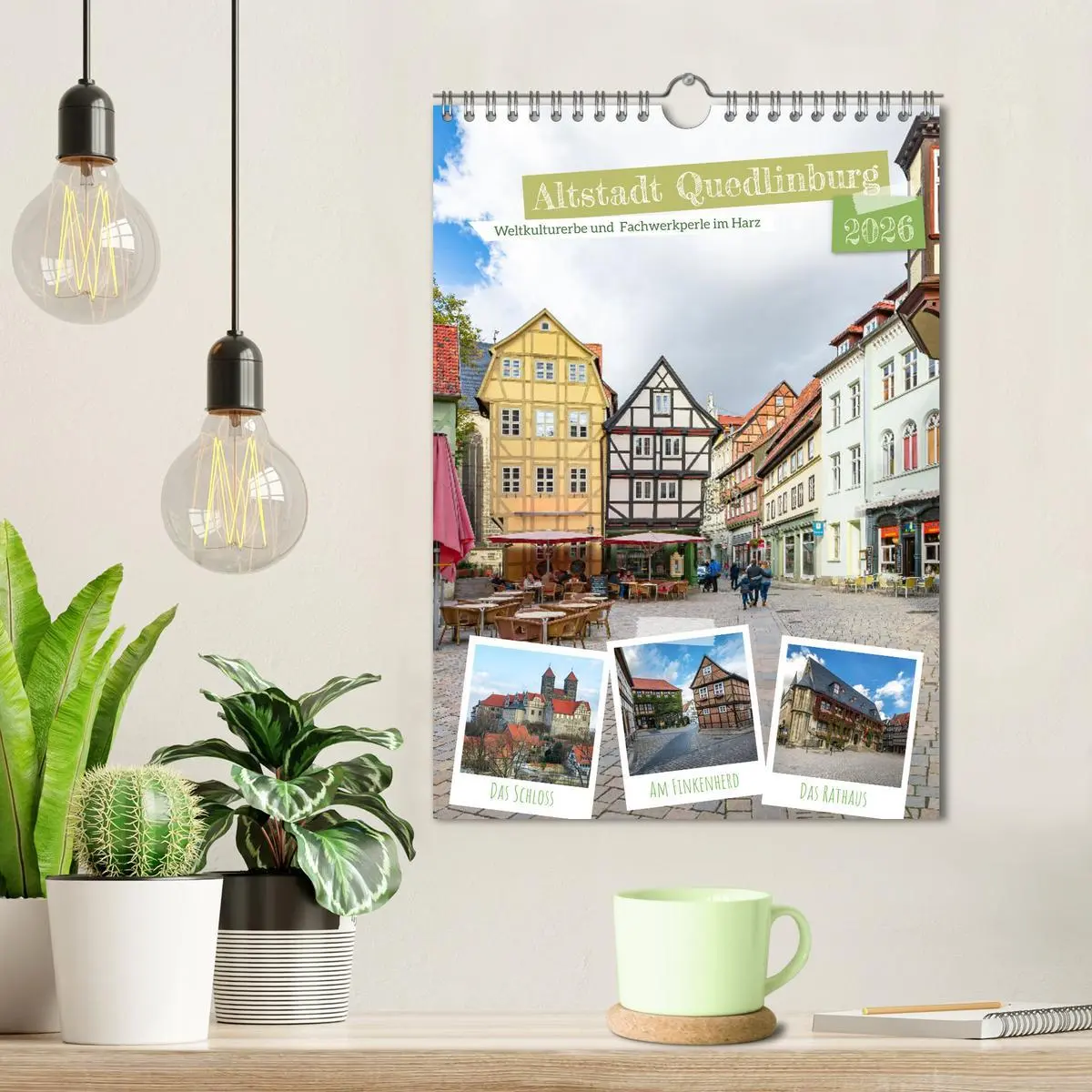 Bild: 9783516329391 | Altstadt Quedlinburg (Wandkalender 2026 DIN A4 hoch), CALVENDO...