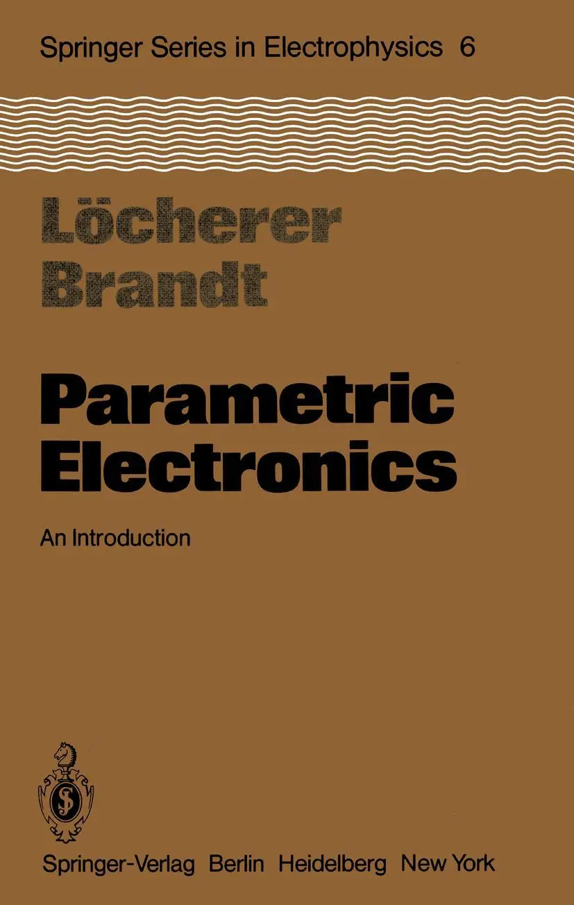 Cover: 9783642679391 | Parametric Electronics | An Introduction | K. -H. Löcherer (u. a.)
