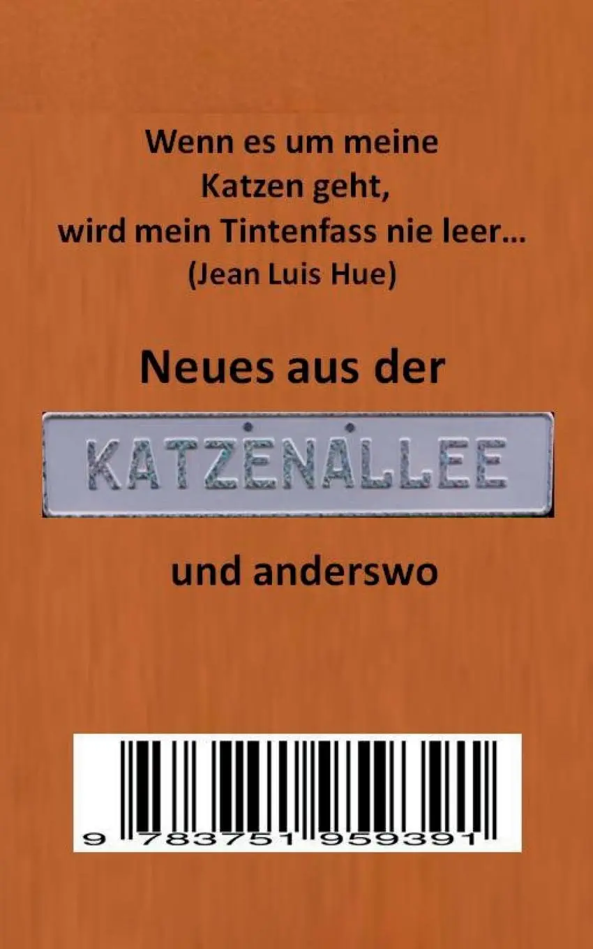 Rückseite: 9783751959391 | Neues aus der Katzenallee | Brigitta Rudolf | Taschenbuch | 480 S.