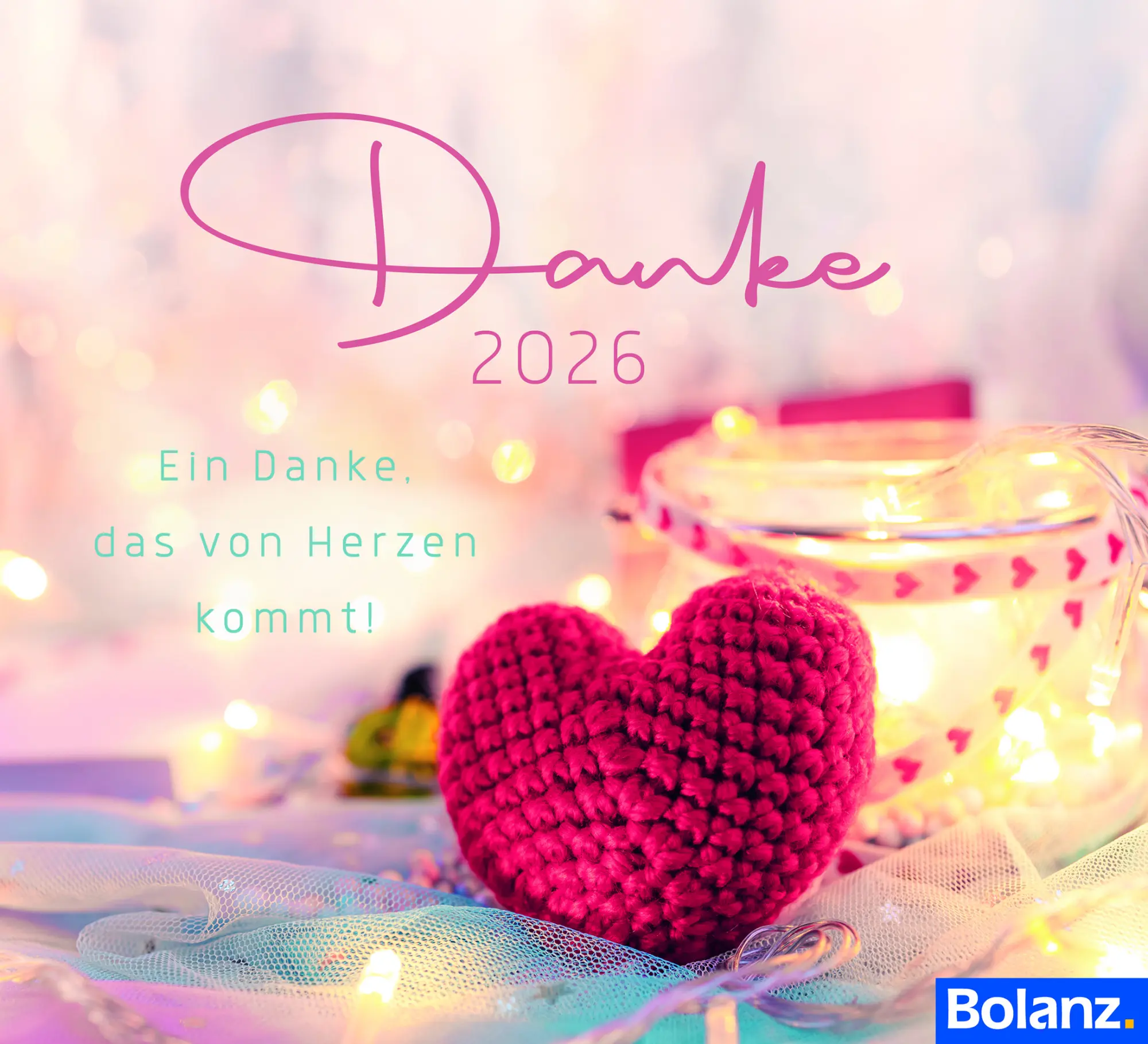 Cover: 9783866039391 | Danke 2026 - Minikalender | Ein Danke, das von Herzen kommt | Deutsch
