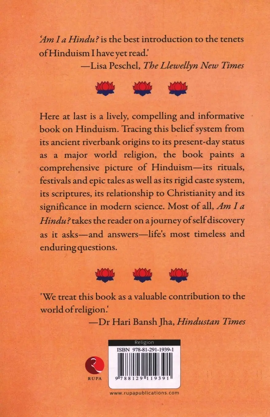 Rückseite: 9788129119391 | Am I a Hindu | Ed Viswanathan | Taschenbuch | Englisch | 1993 | Rupa