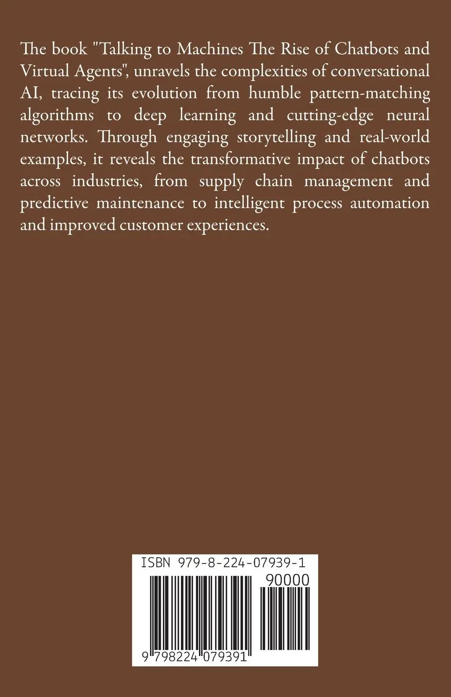 Rückseite: 9798224079391 | Talking to Machines The Rise of Chatbots and Virtual Agents | S.