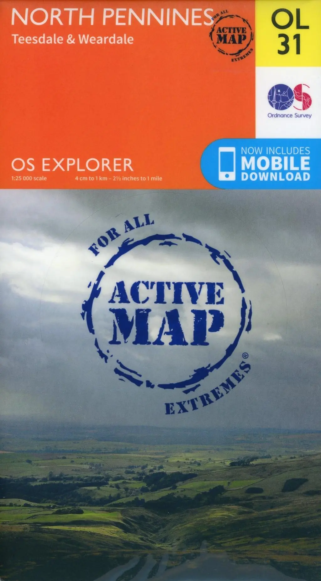 Cover: 9780319469491 | North Pennines - Teesdale &amp; Weardale | Ordnance Survey | (Land-)Karte