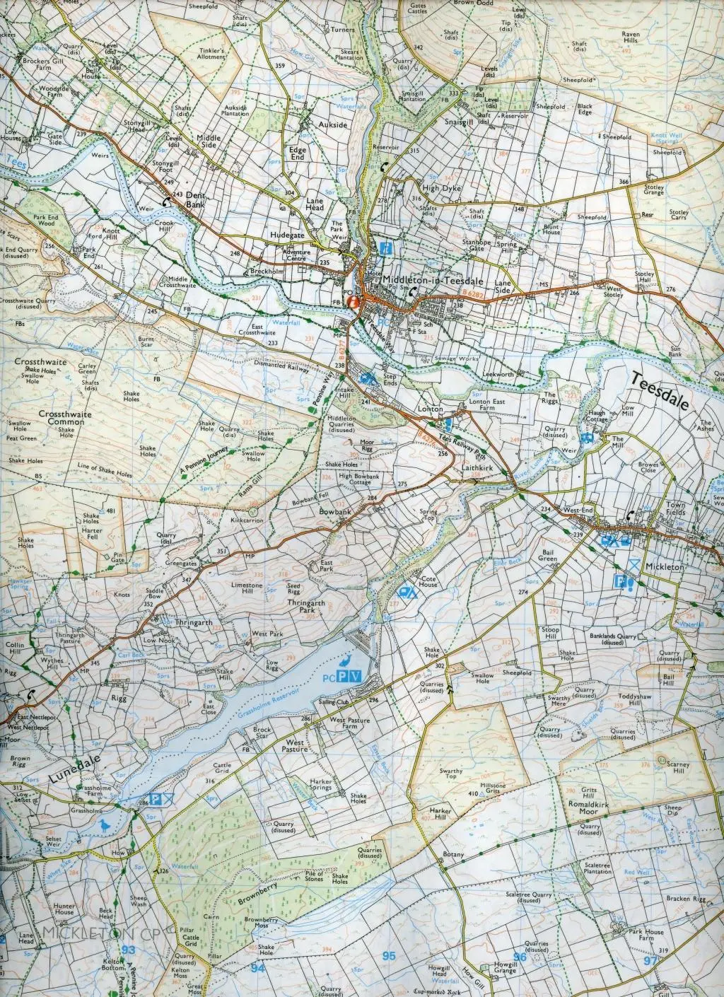 Bild: 9780319469491 | North Pennines - Teesdale &amp; Weardale | Ordnance Survey | (Land-)Karte