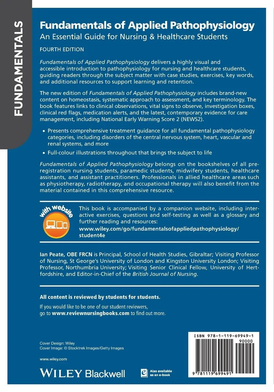 Rückseite: 9781119699491 | Fundamentals of Applied Pathophysiology | Ian Peate | Taschenbuch