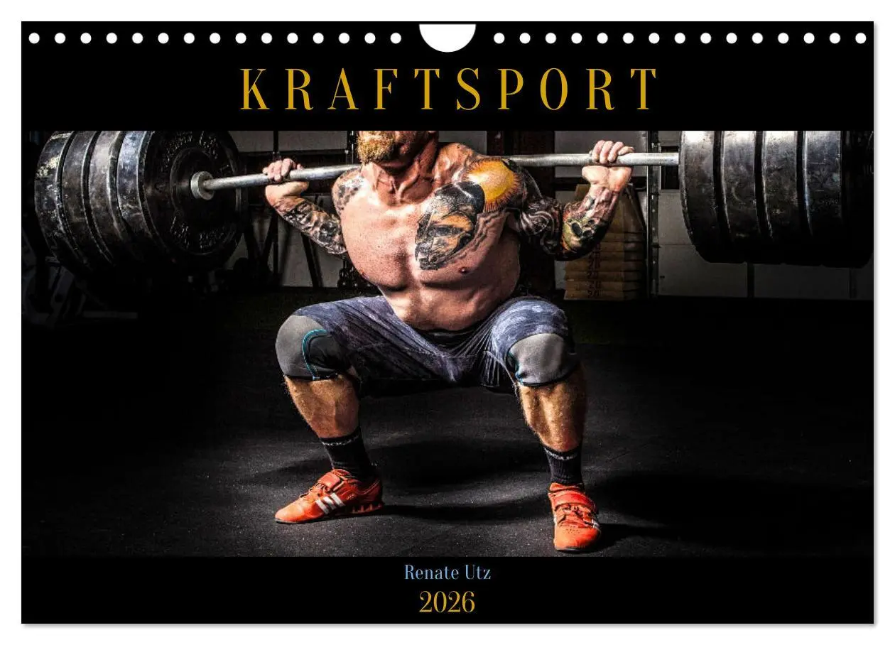Cover: 9783457609491 | Kraftsport (Wandkalender 2026 DIN A4 quer), CALVENDO Monatskalender