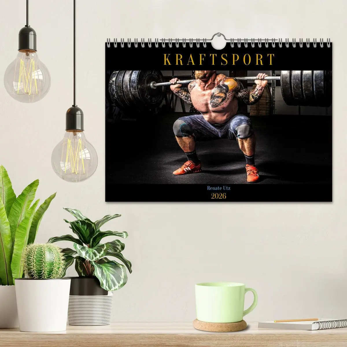 Bild: 9783457609491 | Kraftsport (Wandkalender 2026 DIN A4 quer), CALVENDO Monatskalender