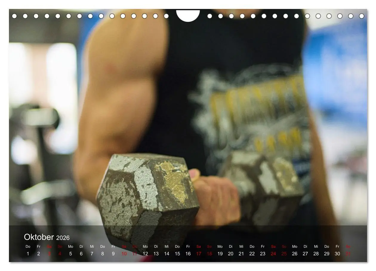 Bild: 9783457609491 | Kraftsport (Wandkalender 2026 DIN A4 quer), CALVENDO Monatskalender