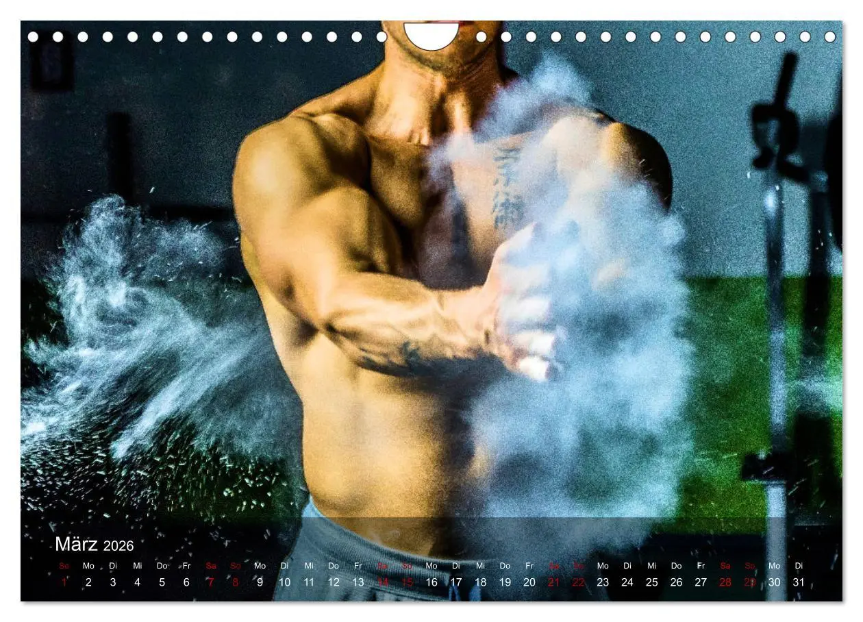 Bild: 9783457609491 | Kraftsport (Wandkalender 2026 DIN A4 quer), CALVENDO Monatskalender