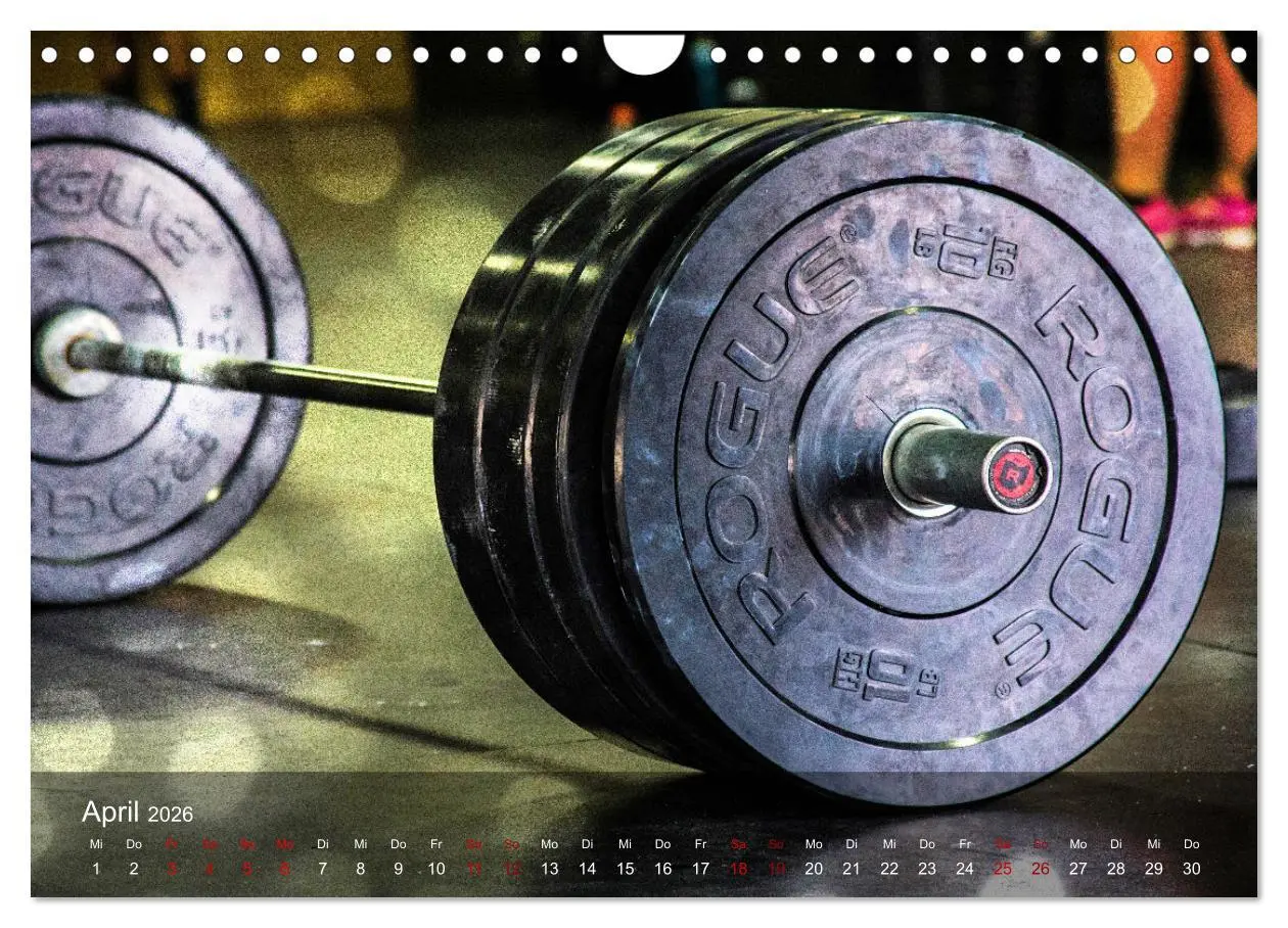 Bild: 9783457609491 | Kraftsport (Wandkalender 2026 DIN A4 quer), CALVENDO Monatskalender