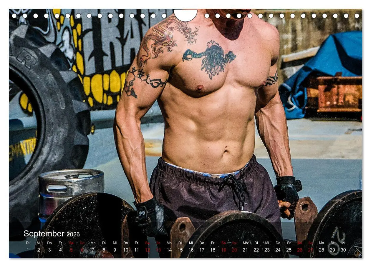 Bild: 9783457609491 | Kraftsport (Wandkalender 2026 DIN A4 quer), CALVENDO Monatskalender
