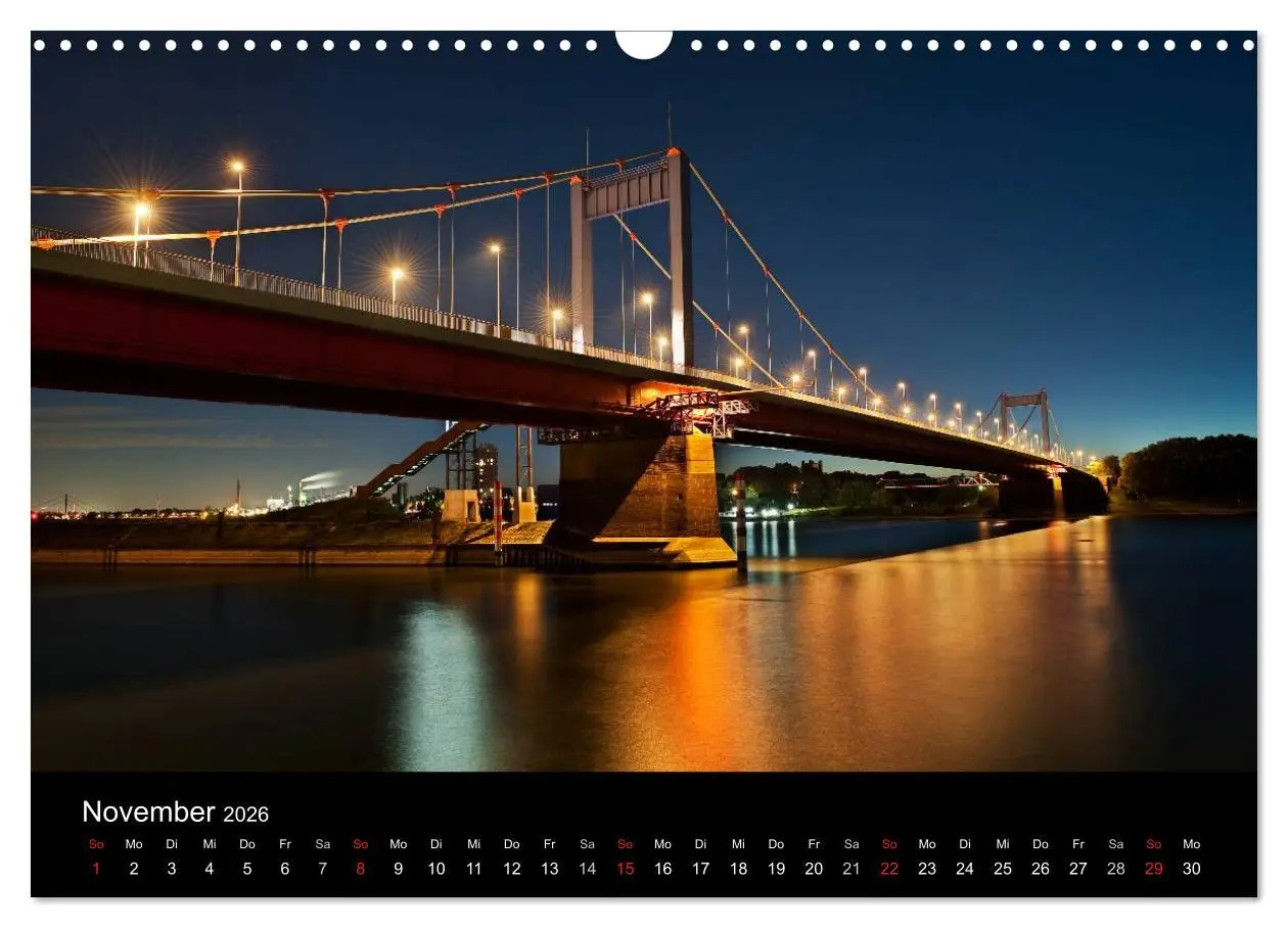 Bild: 9783516009491 | Duisburgs Nächte (Wandkalender 2026 DIN A3 quer), CALVENDO...