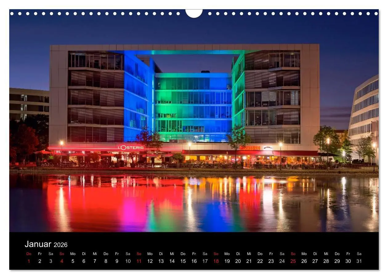 Bild: 9783516009491 | Duisburgs Nächte (Wandkalender 2026 DIN A3 quer), CALVENDO...