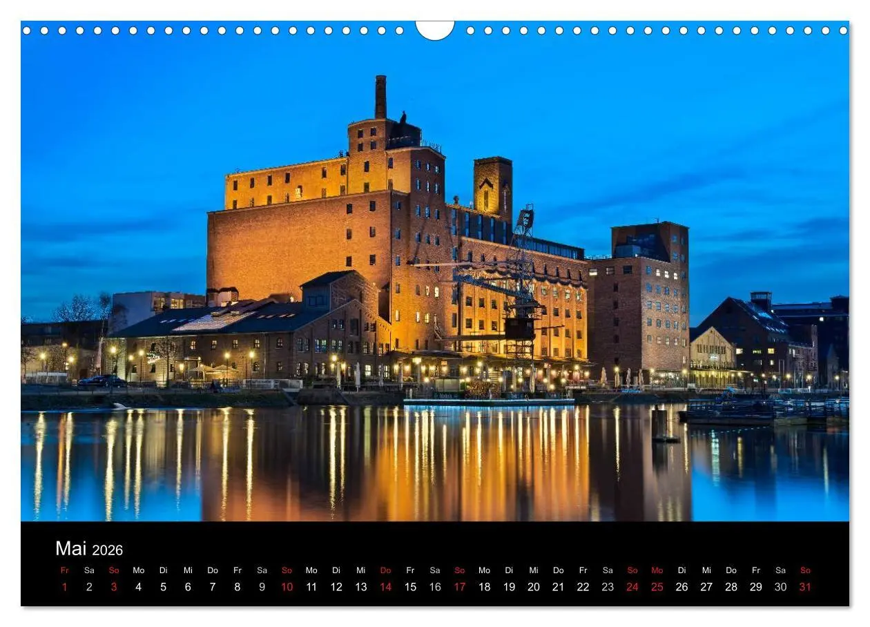 Bild: 9783516009491 | Duisburgs Nächte (Wandkalender 2026 DIN A3 quer), CALVENDO...