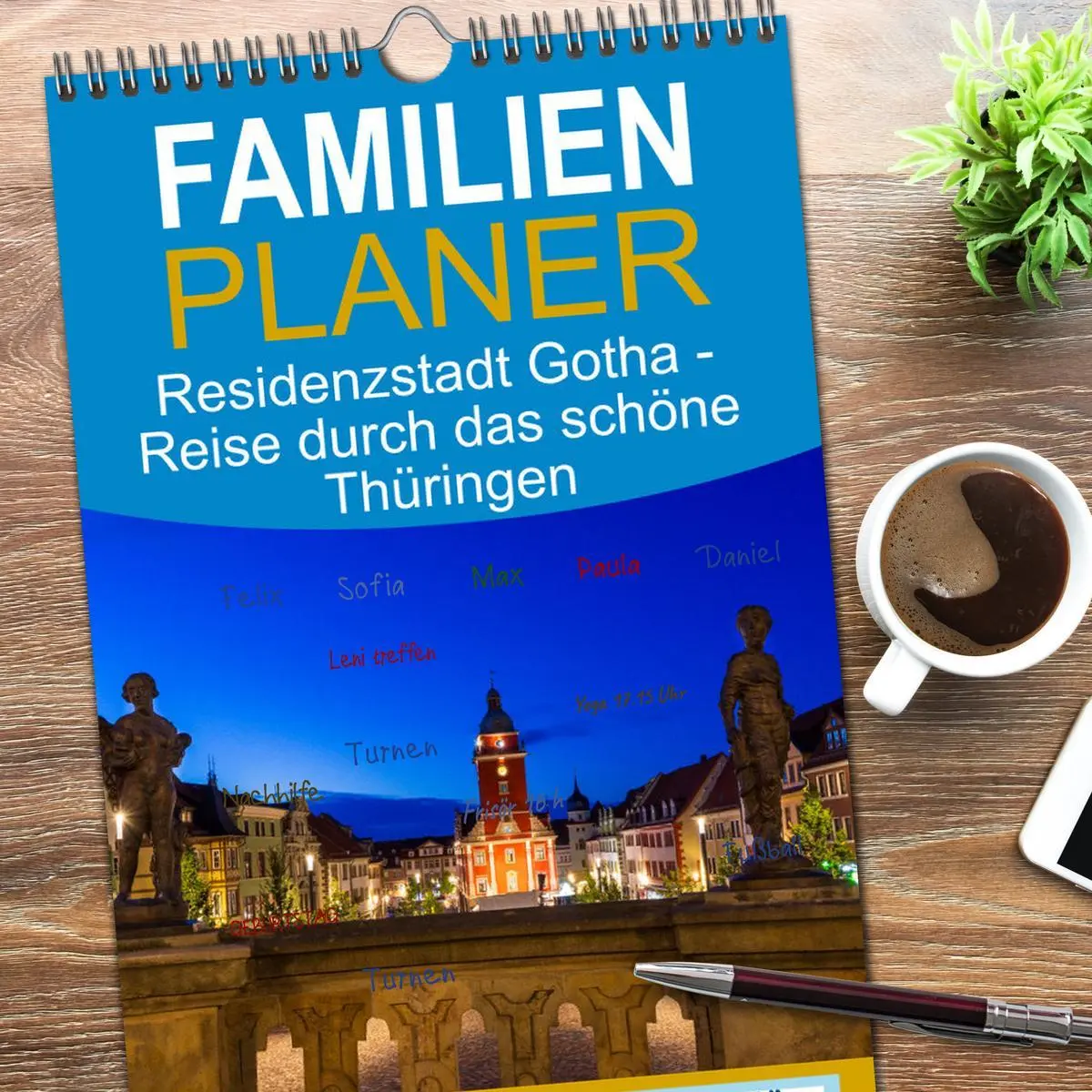 Bild: 9783516489491 | Familienplaner 2026 - Residenzstadt Gotha - Reise durch das schöne...