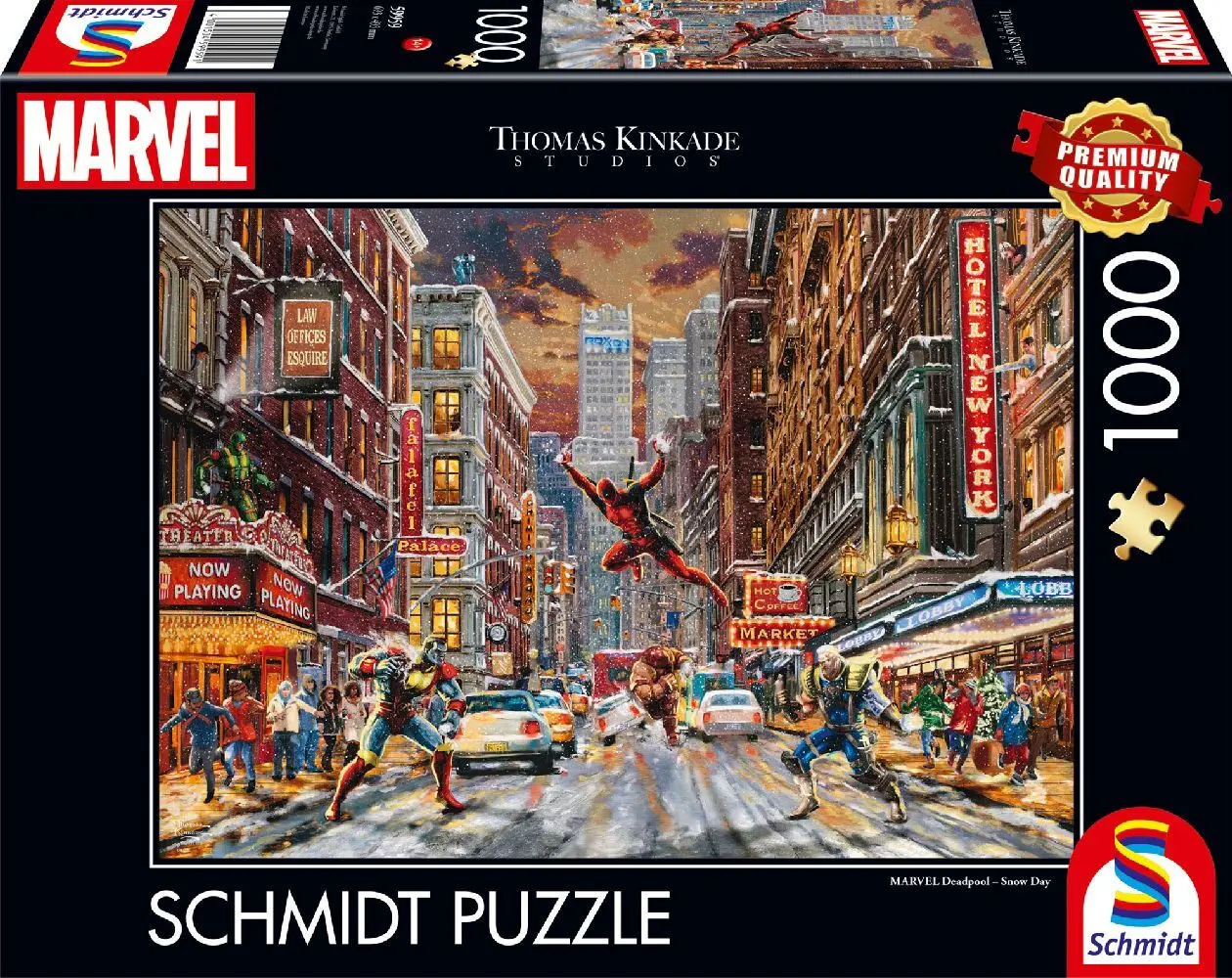 Cover: 4001504599591 | Deadpool, Snow Day | Spiel | Schachtel | 59959 | 2024 | Schmidt Spiele