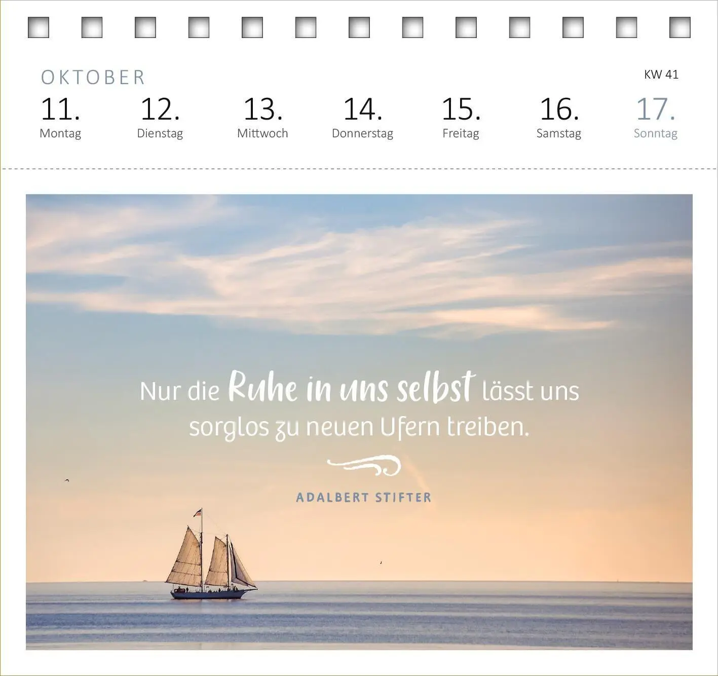 Bild: 4014489139591 | Postkartenkalender Innere Stärke 2027 | Kalender | 108 S. | Deutsch
