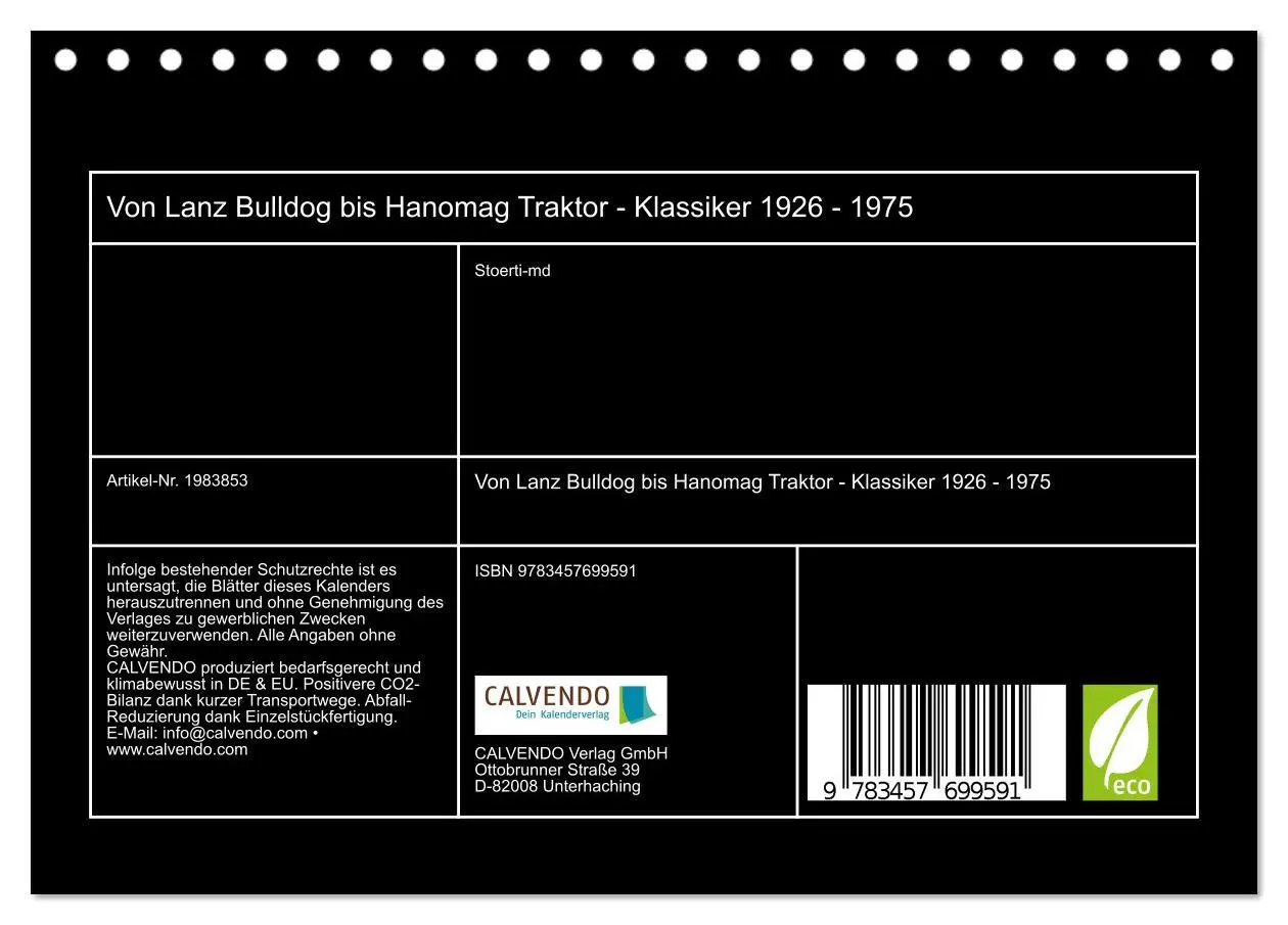 Bild: 9783457699591 | Von Lanz Bulldog bis Hanomag Traktor - Klassiker 1926 - 1975...