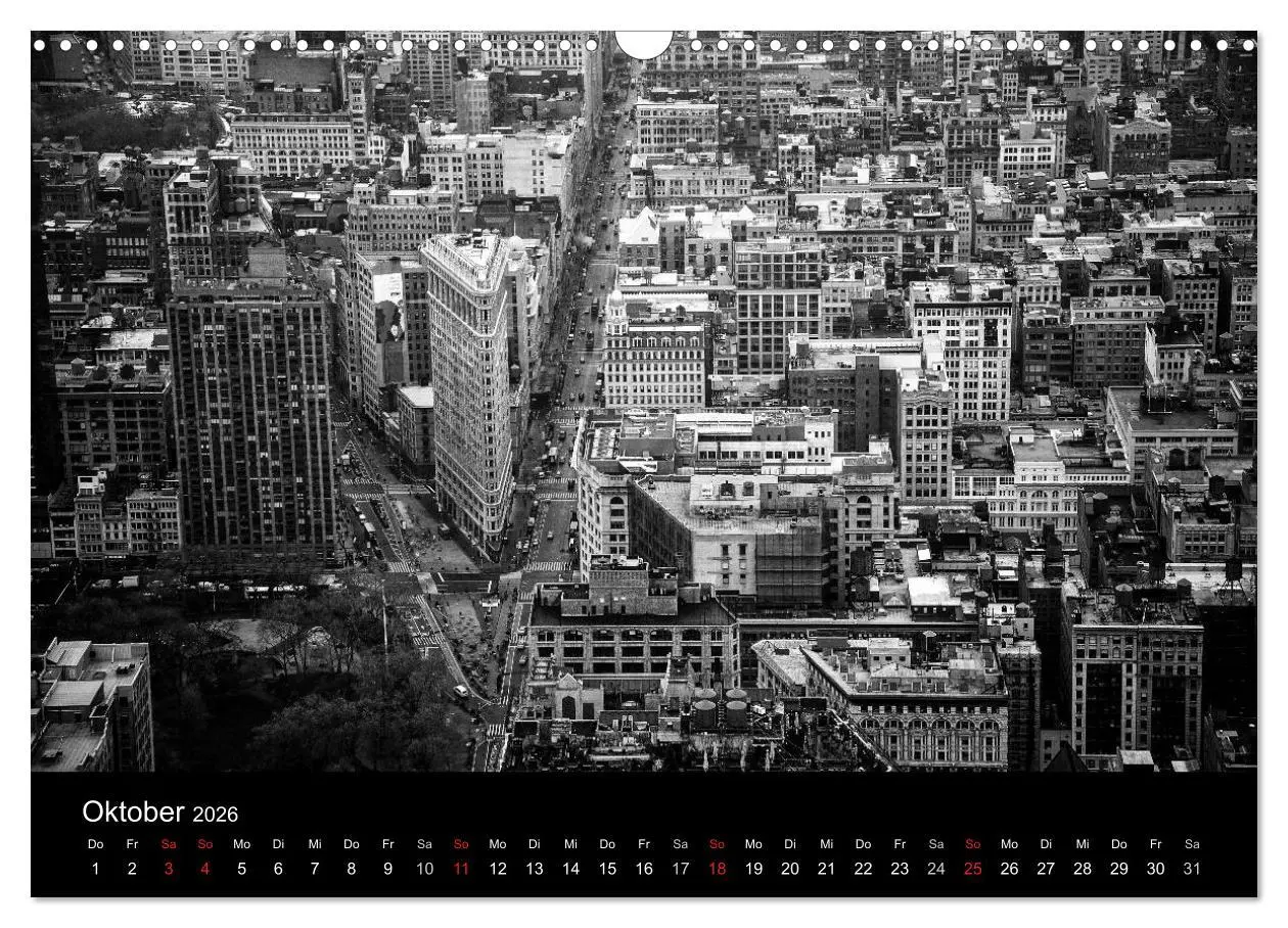 Bild: 9783516239591 | New York 2026 (Wandkalender 2026 DIN A3 quer), CALVENDO Monatskalender
