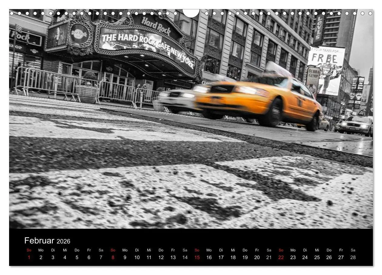 Bild: 9783516239591 | New York 2026 (Wandkalender 2026 DIN A3 quer), CALVENDO Monatskalender