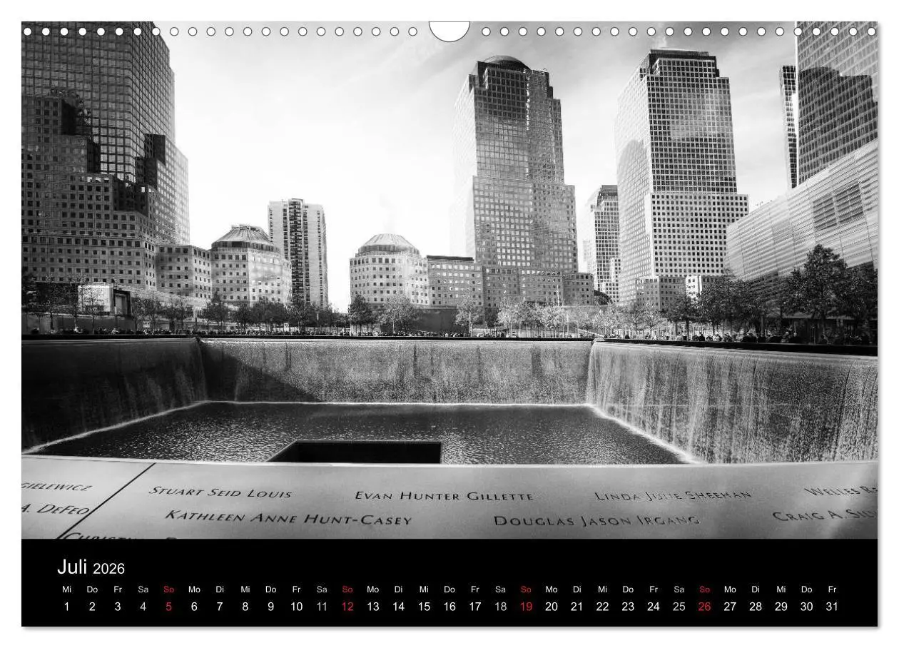 Bild: 9783516239591 | New York 2026 (Wandkalender 2026 DIN A3 quer), CALVENDO Monatskalender