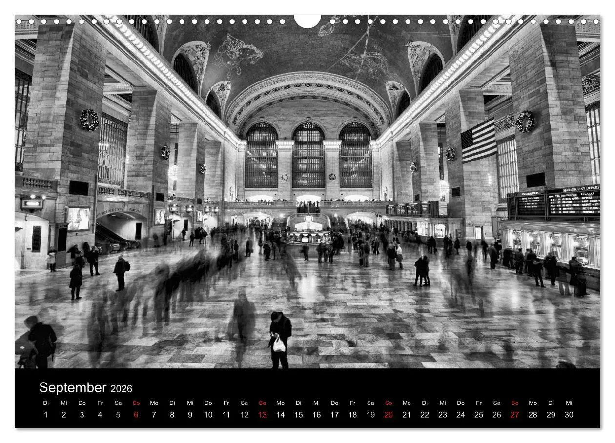 Bild: 9783516239591 | New York 2026 (Wandkalender 2026 DIN A3 quer), CALVENDO Monatskalender