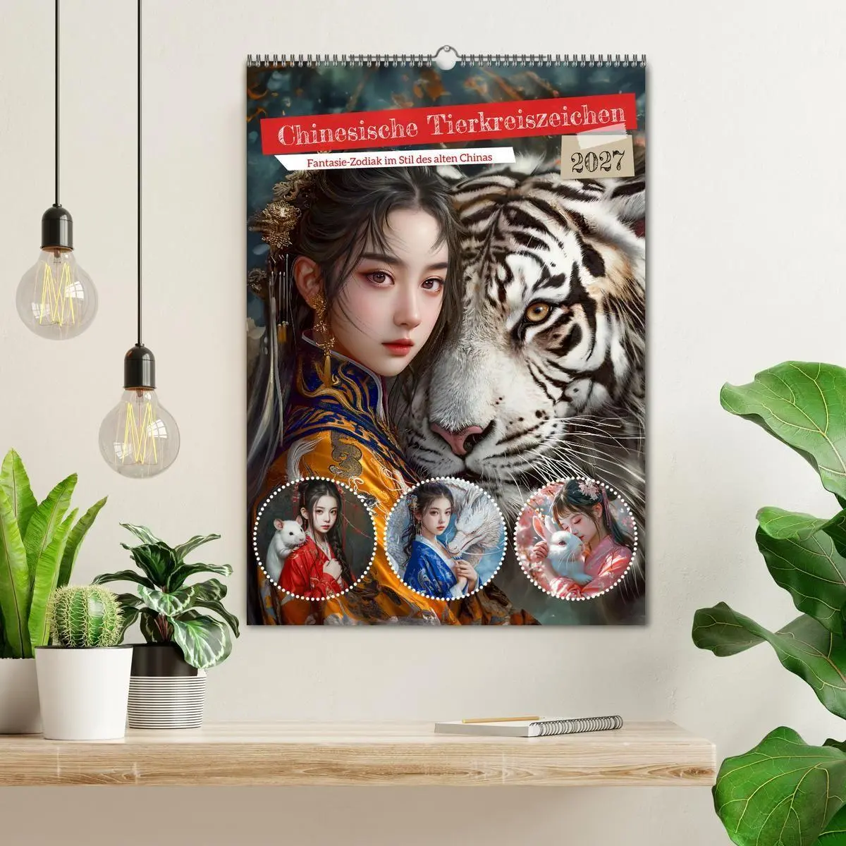 Bild: 9783569189591 | Chinesische Tierkreiszeichen - Fantasie-Zodiak im Stil des alten...
