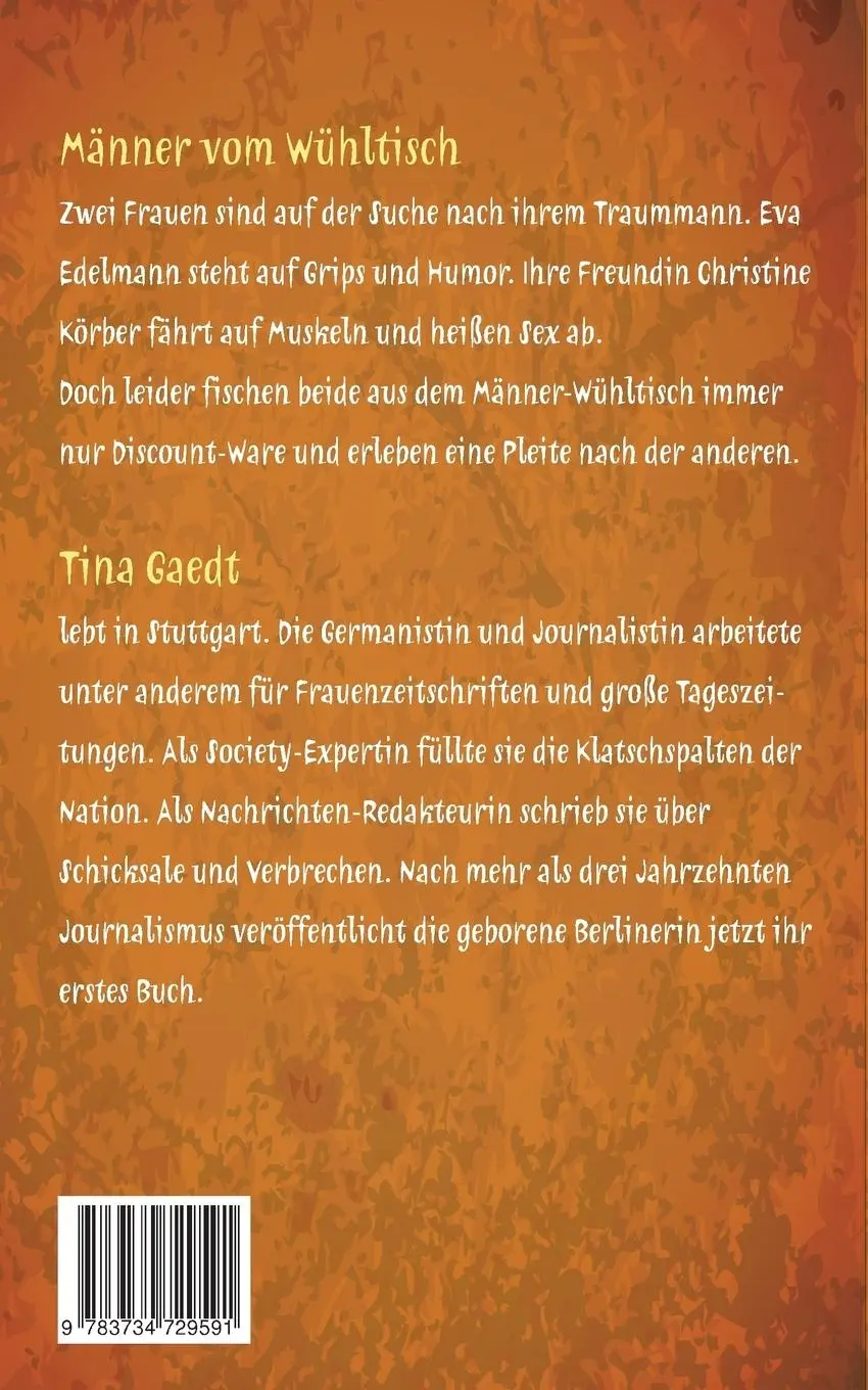 Rückseite: 9783734729591 | Männer vom Wühltisch | Zweite Wahl mit kleinen Fehlern | Tina Gaedt