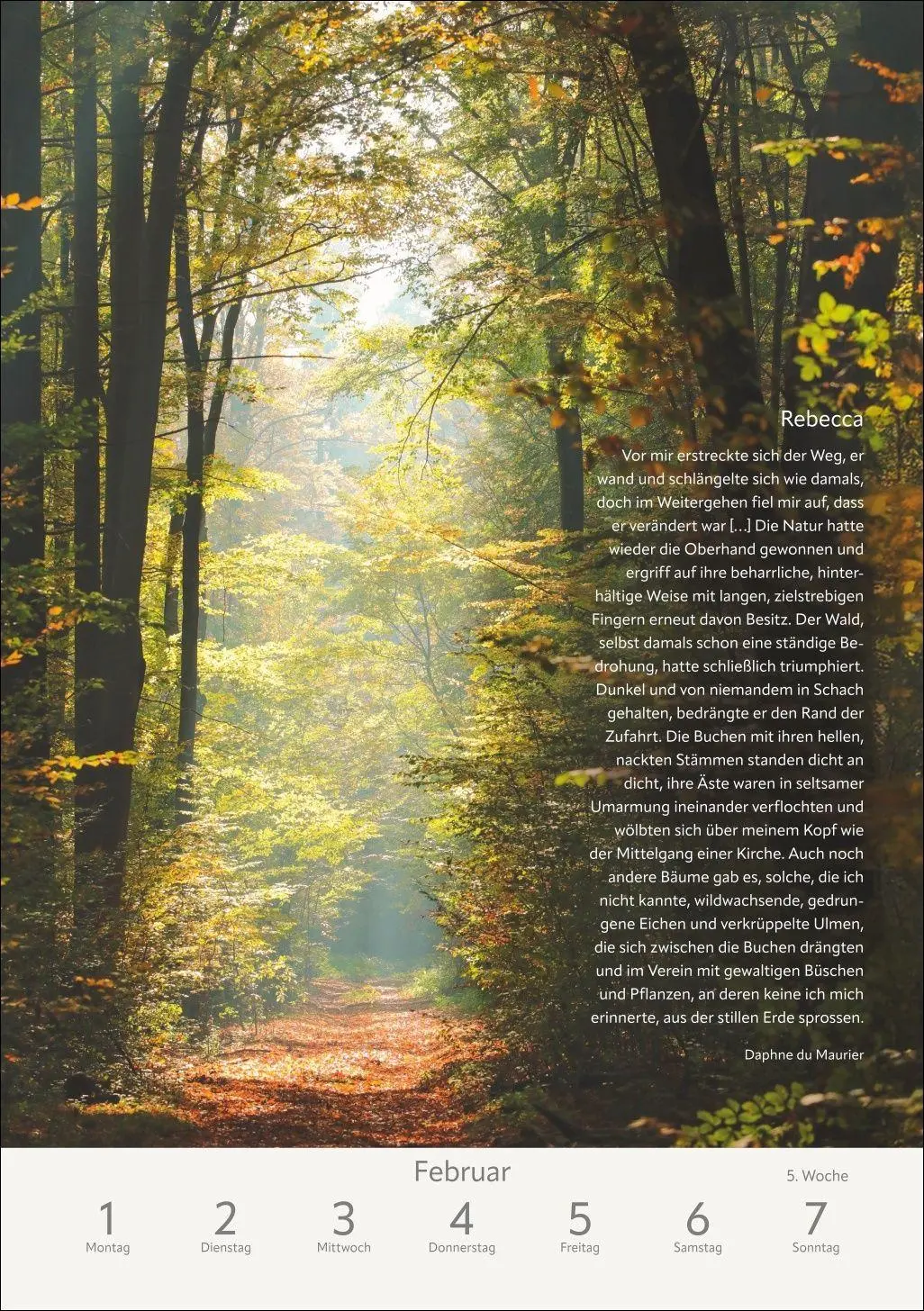 Bild: 9783840039591 | Literaturkalender Natur Wochen-Kulturkalender 2027 | Ruth Dangelmeier