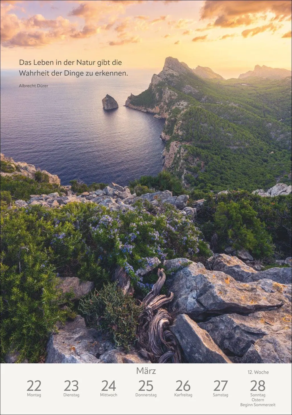 Bild: 9783840039591 | Literaturkalender Natur Wochen-Kulturkalender 2027 | Ruth Dangelmeier