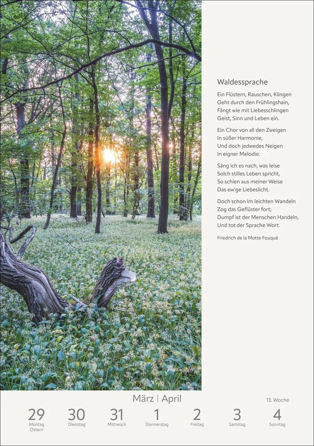 Bild: 9783840039591 | Literaturkalender Natur Wochen-Kulturkalender 2027 | Ruth Dangelmeier