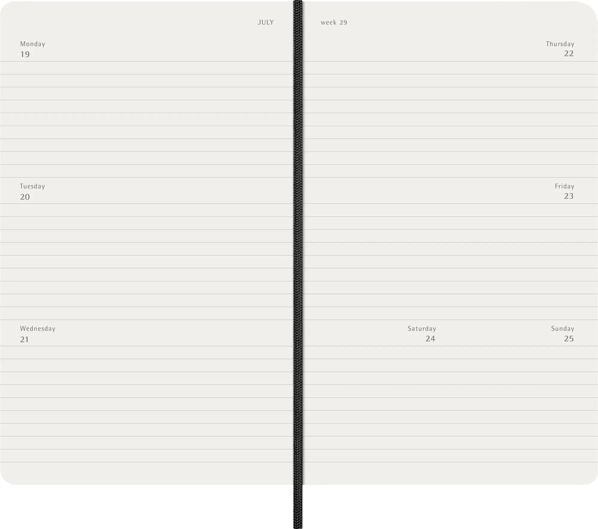 Bild: 8056999279691 | Moleskine 12 Monate Wochen Notizkalender 2027, Large/A5, 1 Wo = 2...