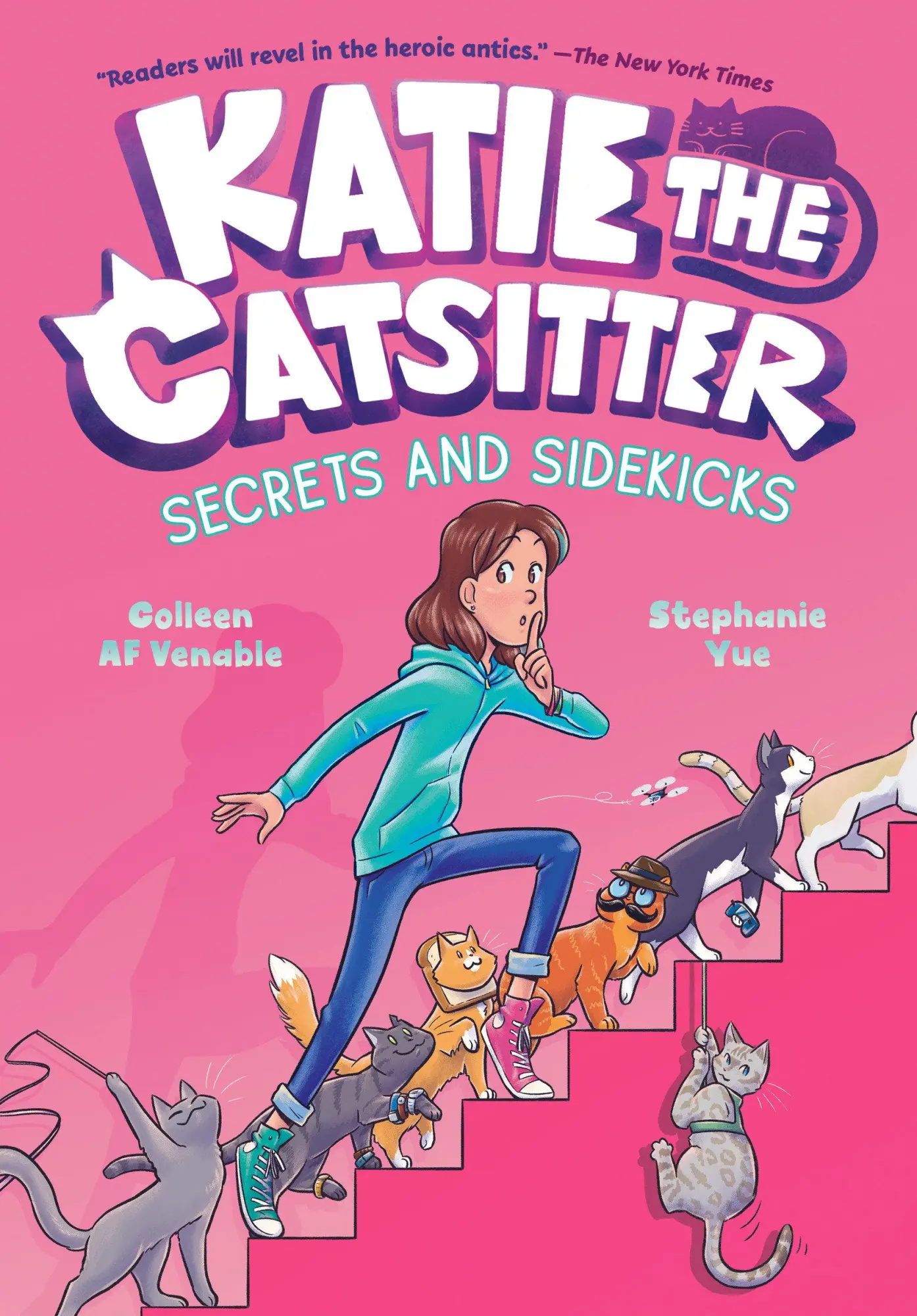 Cover: 9780593379691 | Katie the Catsitter 3: Secrets and Sidekicks | (A Graphic Novel)