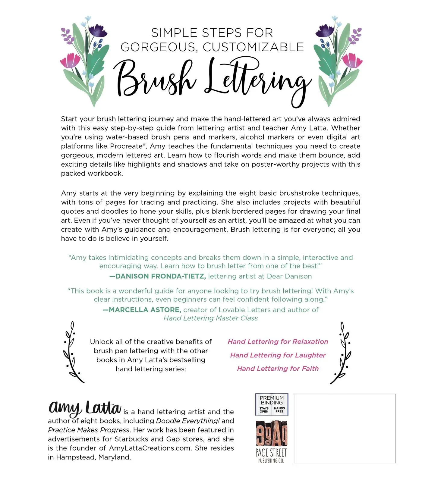 Rückseite: 9781645679691 | The Beginner's Guide to Brush Lettering | Amy Latta | Taschenbuch