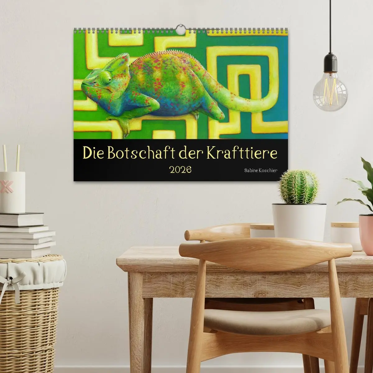 Bild: 9783457759691 | Die Botschaft der Krafttiere (Wandkalender 2026 DIN A3 quer),...