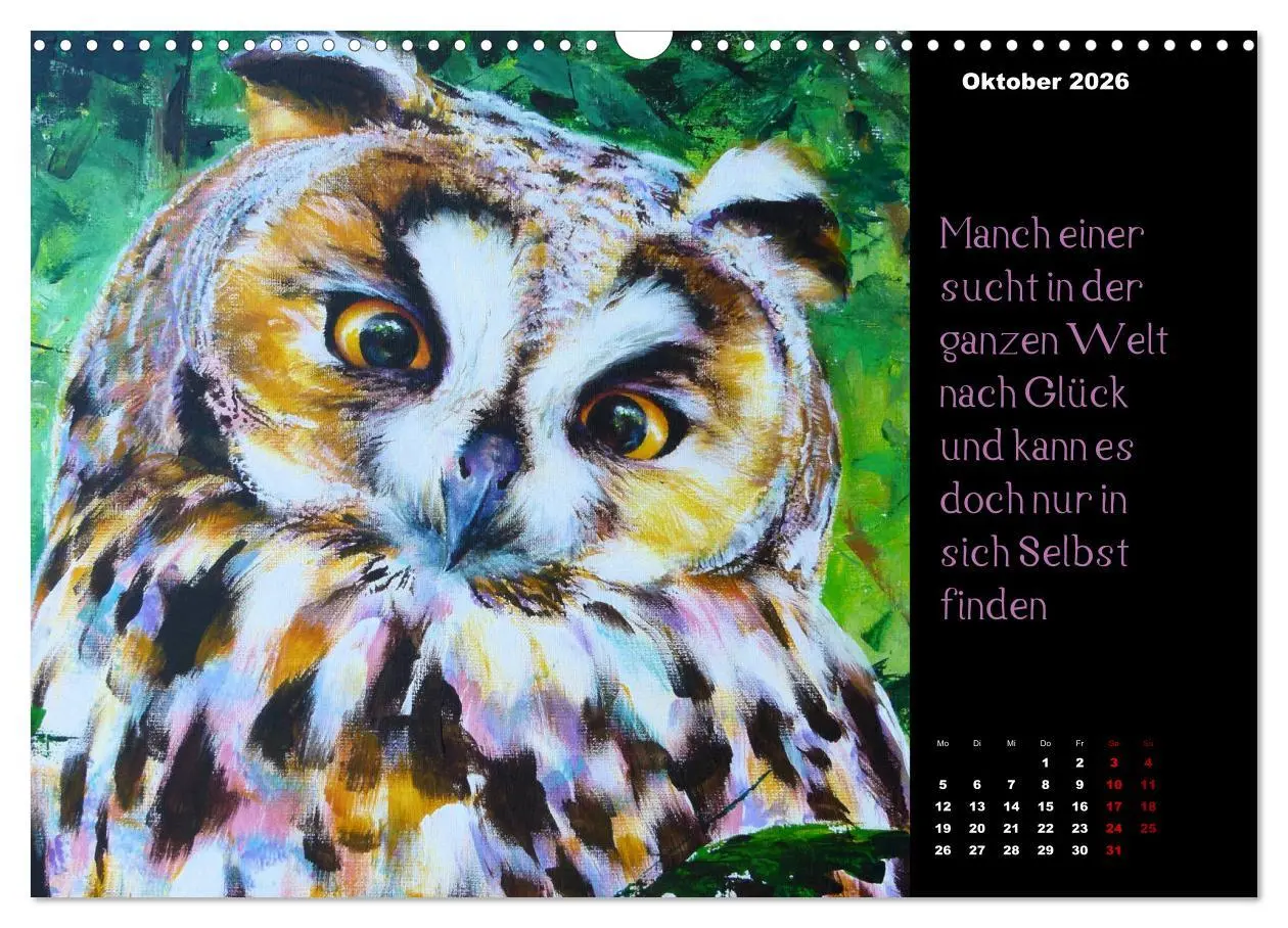 Bild: 9783457759691 | Die Botschaft der Krafttiere (Wandkalender 2026 DIN A3 quer),...