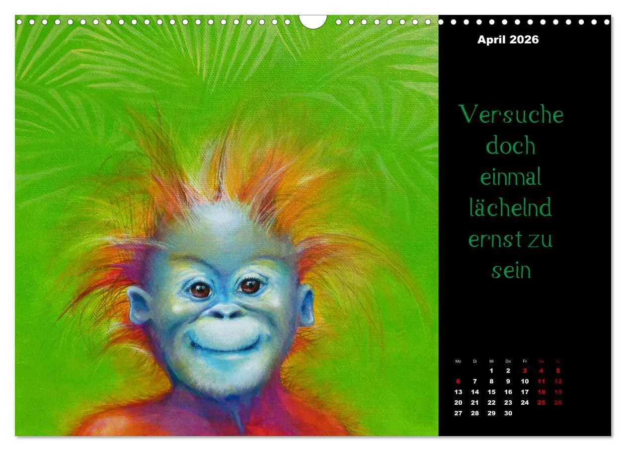 Bild: 9783457759691 | Die Botschaft der Krafttiere (Wandkalender 2026 DIN A3 quer),...
