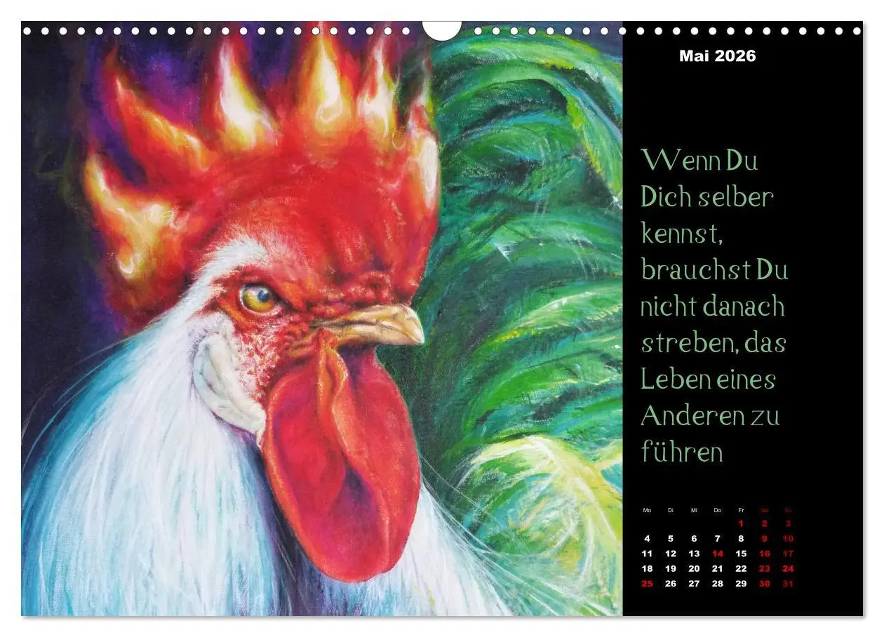 Bild: 9783457759691 | Die Botschaft der Krafttiere (Wandkalender 2026 DIN A3 quer),...