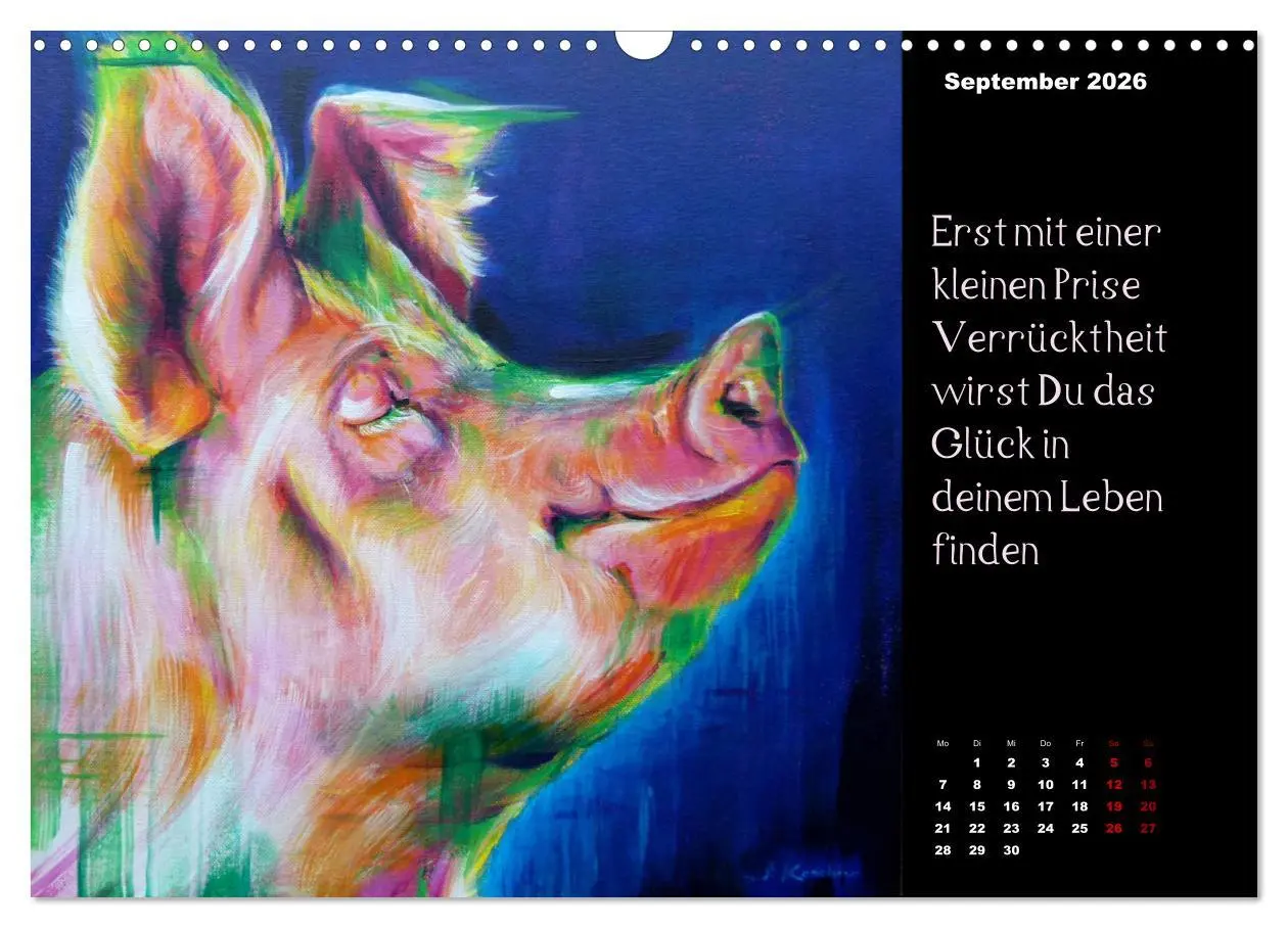 Bild: 9783457759691 | Die Botschaft der Krafttiere (Wandkalender 2026 DIN A3 quer),...