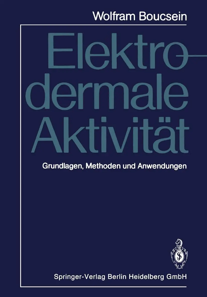 Cover: 9783662069691 | Elektrodermale Aktivität | Grundlagen, Methoden und Anwendungen | Buch