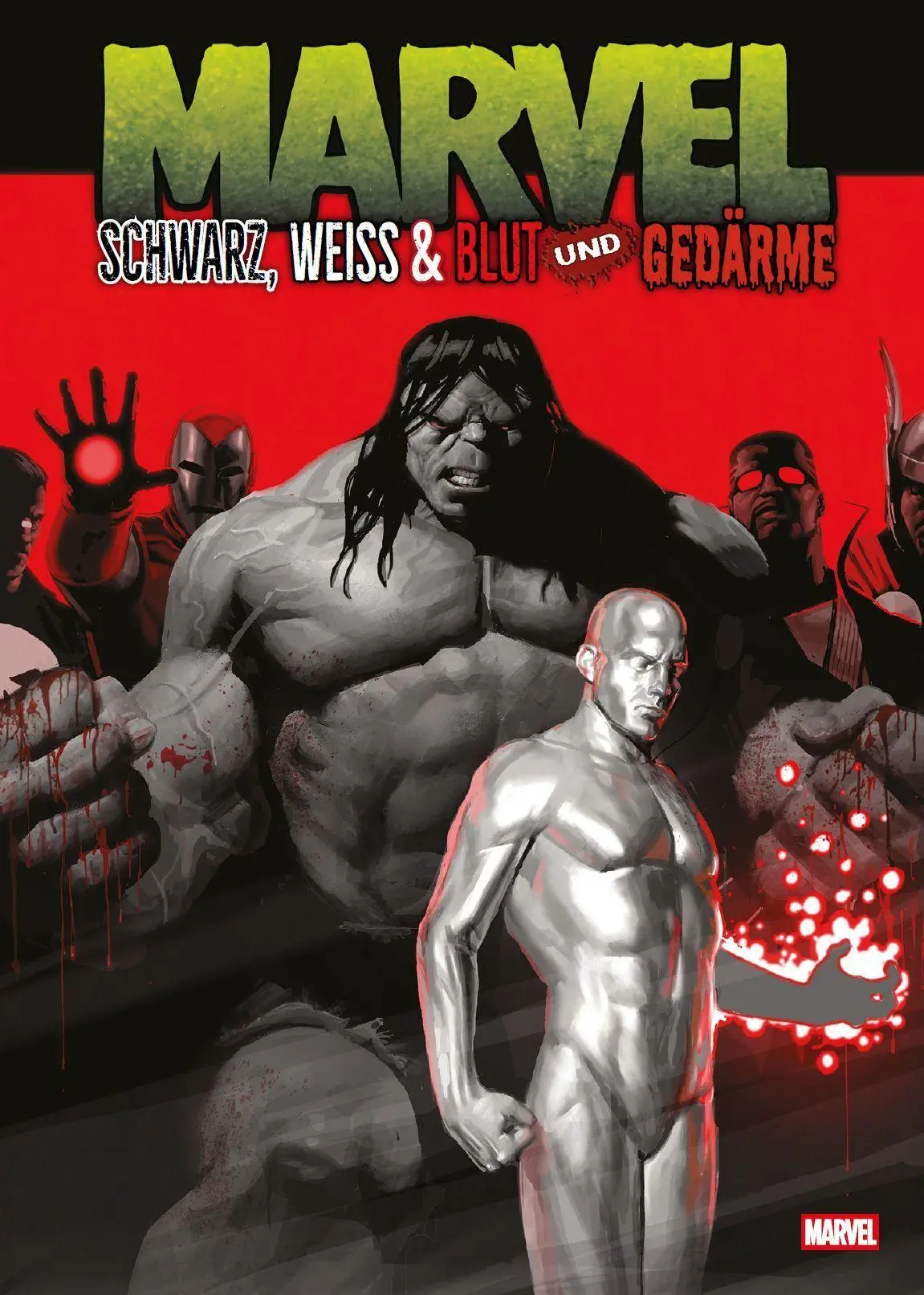 Cover: 9783741649691 | Marvel: Schwarz, Weiß &amp; Blut und Gedärme | Al Ewing (u. a.) | Buch