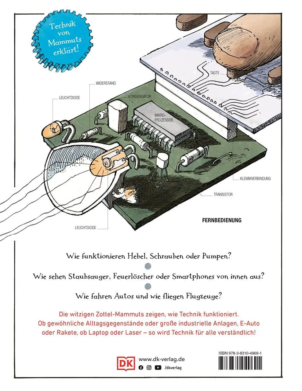 Rückseite: 9783831049691 | Das neue große Mammut-Buch der Technik | David Macaulay (u. a.) | Buch