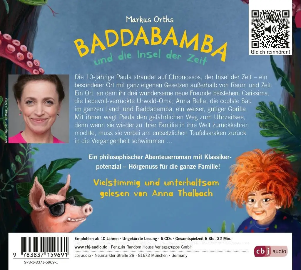 Bild: 9783837159691 | Baddabamba und die Insel der Zeit | Markus Orths | Audio-CD | Deutsch