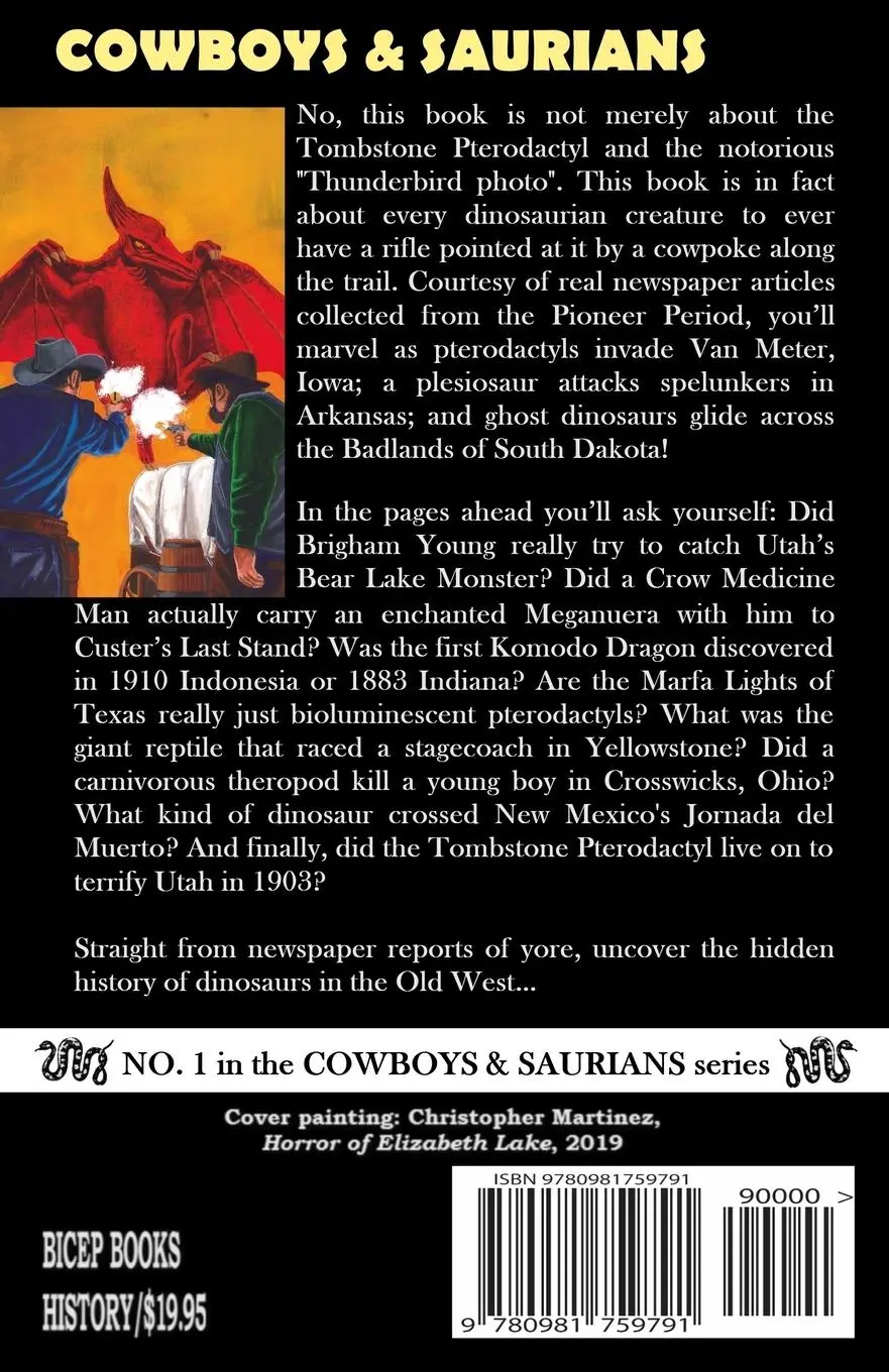 Rückseite: 9780981759791 | Cowboys &amp; Saurians | John Lemay | Taschenbuch | Englisch | 2019
